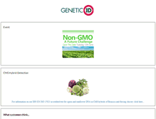 Tablet Screenshot of genetic-id.de